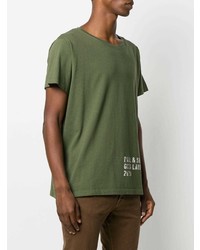 Greg Lauren X Paul & Shark Logo Print T Shirt