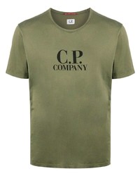 C.P. Company Logo Print T Shirt