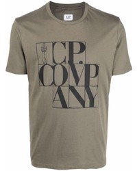 C.P. Company Logo Print T Shirt