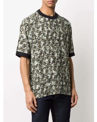 Fendi Optical Illusion T Shirt