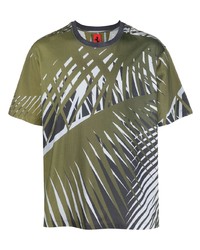 Ferrari Palm Tree Print T Shirt