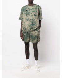 Sacai Patterned Short Sleeved T Shirt