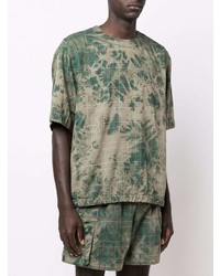 Sacai Patterned Short Sleeved T Shirt