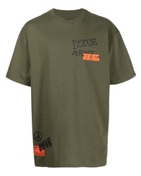 Izzue Sketchbook Print Cotton T Shirt