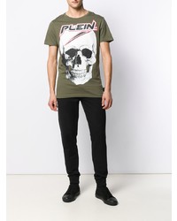 Philipp Plein Skull Print T Shirt