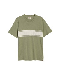 Faherty Surf Stripe Pocket T Shirt