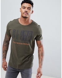 BLEND T Shirt In Khaki With