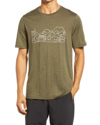 Icebreaker Tech Lite Ii Combo Ski Trip Graphic Tee