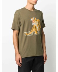Aspesi Tiger Print T Shirt