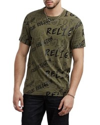 True Religion Brand Jeans True Religion Logo Mania T Shirt