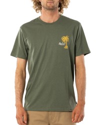 Rip Curl Vaycay Graphic Tee In Dark Olive At Nordstrom