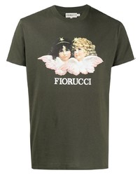 Fiorucci Vintage Angels Print T Shirt
