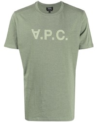 A.P.C. Vpc Logo Print T Shirt