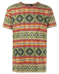 Ralph Lauren RRL Woven Jacquard Cotton T Shirt