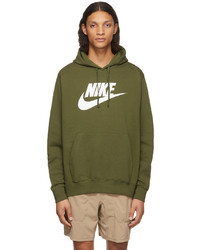 Nike Green Fleece Sportswear Club Hoodie