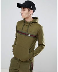 Le Breve Chest Striped Hoodie