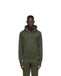DSQUARED2 Green Icon Hoodie