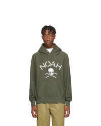 Noah NYC Green Jolly Roger Hoodie