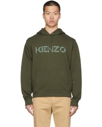 Kenzo Green Logo Hoodie