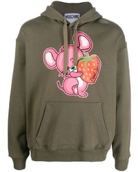 Moschino Logo Print Hoodie