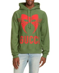 Gucci Manifesto Mask Graphic Pullover Hoodie