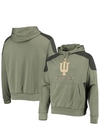 adidas Olive Indiana Hoosiers Military Appreciation Salute To Service Roready Pullover Hoodie At Nordstrom