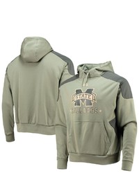 adidas Olive Mississippi State Bulldogs Military Appreciation Salute To Service Roready Pullover Hoodie