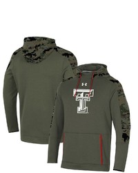 Under Armour Olive Texas Tech Red Raiders Freedom Pullover Hoodie
