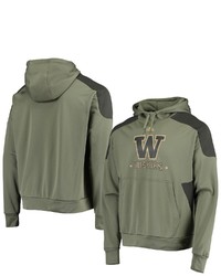 adidas Olive Washington Huskies Military Appreciation Salute To Service Roready Pullover Hoodie At Nordstrom