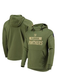 LEVELWEA R Green Florida Panthers Delta Shift Pullover Hoodie