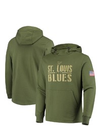 LEVELWEA R Olive St Louis Blues Delta Shift Pullover Hoodie At Nordstrom