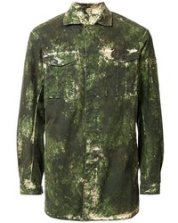 11 By Boris Bidjan Saberi Washed Camouflage Print Jacket
