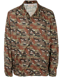 MAISON KITSUNÉ Maison Kitsun Camouflage Dog Print Jacket