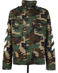 Off-White Camouflage Print Utility Jacket