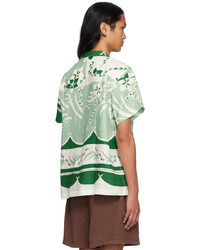 Bode Green Prairie Willow Shirt