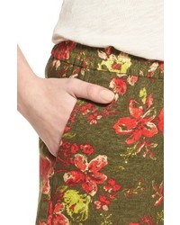 KUT from the Kloth Zaria Print Linen Shorts