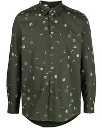 PS Paul Smith Etched Moons Printed Shirt