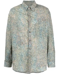 Lemaire Graphic Print Long Sleeved Shirt