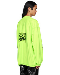 Balenciaga Green Acid Arab Edition Long Sleeve T Shirt