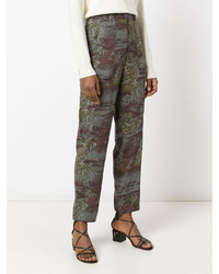 Vanessa Bruno Ath Printed High Waisted Trousers