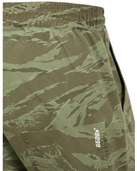 Golden Goose Deluxe Brand Camouflage Printed Cotton Pants