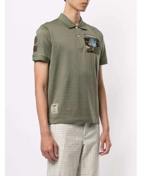 Kent & Curwen Short Sleeve Camouflage Patch Polo Shirt