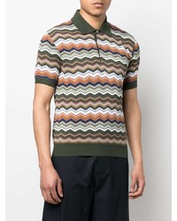Missoni Woven Zigzag Polo Shirt