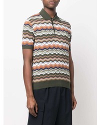 Missoni Zigzag Woven Polo Shirt