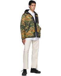 Burberry Green Down Printed Jacket