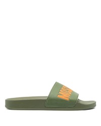 Olive Print Rubber Sandals