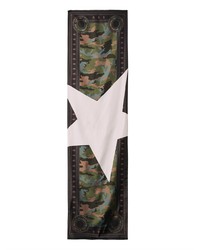 Givenchy Camouflage Print Silk Scarf
