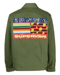 Tommy Jeans X Supervsn Graphic Print Shirt Jacket