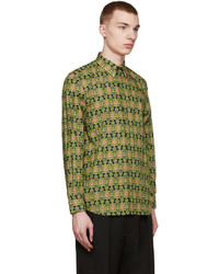 Givenchy Green Carpet Print Shirt