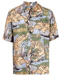 Maharishi All Over Tiger Print Shirt